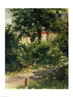 Framed Corner of the Garden in Rueil, 1882