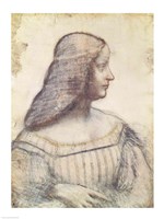 Framed Portrait of Isabella d'Este