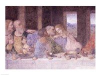 Framed Last Supper, (post restoration) C