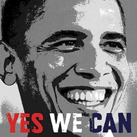 Framed Barack Obama: Yes We Can