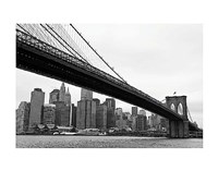 Framed Manhattan from Brooklyn (b/w)
