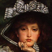 Framed Lady in a Boat (detail)
