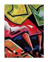 Framed Colorful Graffiti (detail