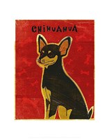 Framed Chihuahua (black and tan)