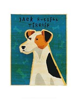 Framed Jack Russell Terrier