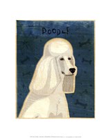 Framed Poodle (white)
