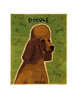 Framed Poodle (brown)