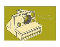 Framed Lunastrella Instant Camera