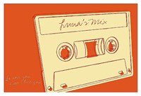 Framed Lunastrella Mix Tape