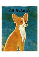 Framed Chihuahua (red)