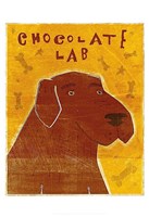 Framed Lab (chocolate)