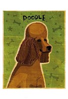 Framed Poodle (brown)