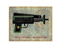 Framed Blackstar Ray Gun