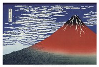 Framed Red Fuji