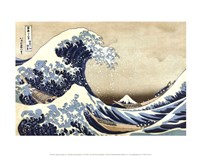 Framed Great Wave at Kanagawa