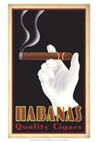 Framed Habanas Quality Cigars