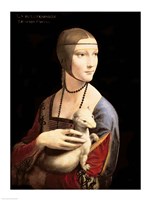 Framed Lady with the Ermine