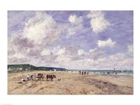 Framed Beach at Tourgeville, 1893