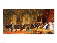 Framed Reception of Siamese Ambassadors by Emperor Napoleon III