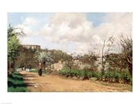 Framed View from Louveciennes, 1869-70