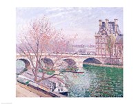 Framed Pont-Royal and the Pavillon de Flore, 1903