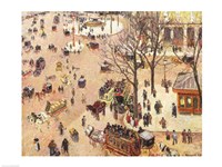 Framed Place du Theatre Francais, 1898