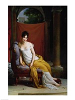 Framed Portrait of Madame Recamier