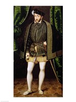 Framed Portrait of Henri II