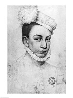Framed Portrait of King Charles IX of France, 1561