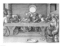 Framed Last Supper, pub. 1523