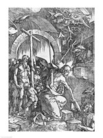 Framed descent of Christ into Limbo, from 'The Great Passion'