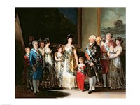 Framed Charles IV and his family, 1800