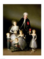 Framed Duke of Osuna and his Family, 1788