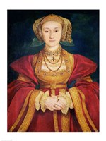 Framed Portrait of Anne of Cleves