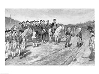 Framed Surrender of Cornwallis at Yorktown