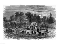 Framed Blenker's Brigade Covering the Retreat Near Centreville, July 1861
