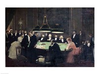 Framed Gaming Room at the Casino, 1889