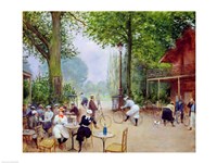 Framed Chalet du Cycle in the Bois de Boulogne, c.1900