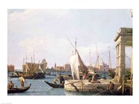Framed Punta della Dogana, 1730