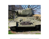 Framed World War Two Tank