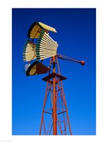 Framed Fan Windmill in Texas