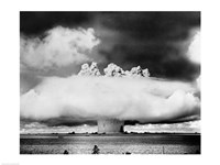 Framed Atomic bomb explosion, Bikini Atoll, Marshall Islands