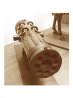 Framed Early 16th Century Ottoman Volley Gun