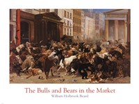 Framed Bulls and Bears in the Market