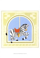 Framed Zebra Carousel