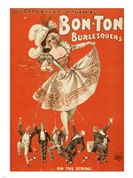 Framed Bon-Ton Burlesquers Vertical