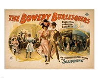 Framed Bowery Burlesquers