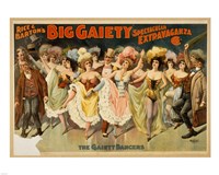 Framed Gaiety Dancers