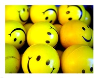 Framed Smiley Face Balls