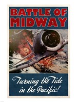 Framed Battle of Midway